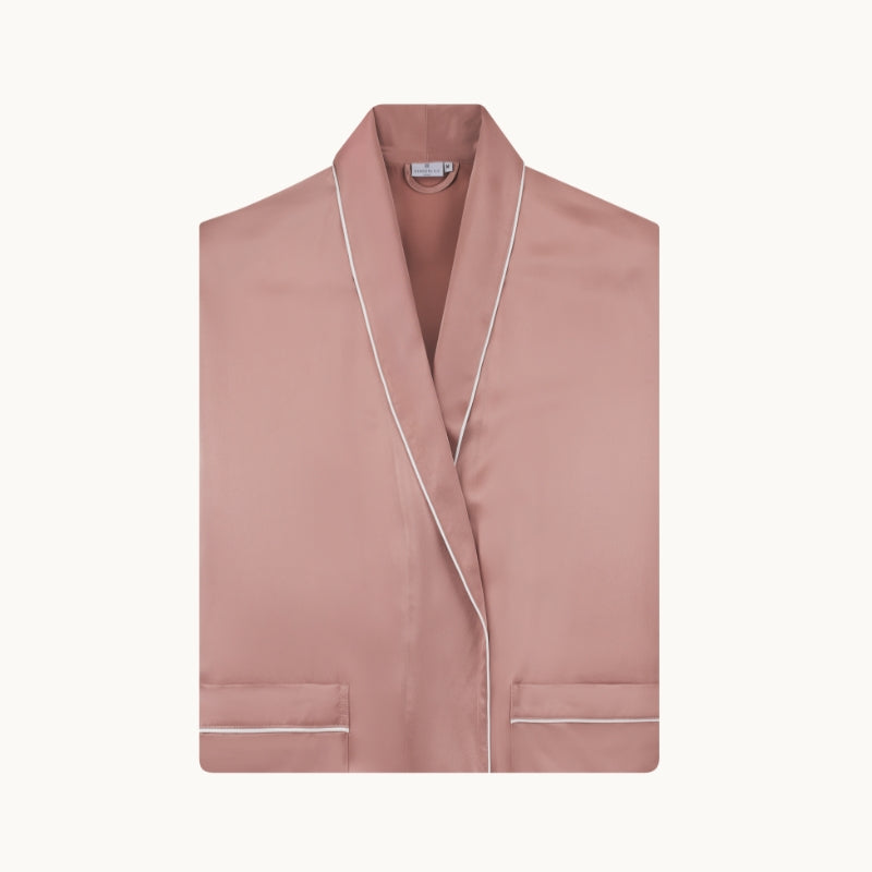 Silk Dressing Gown Woodrose