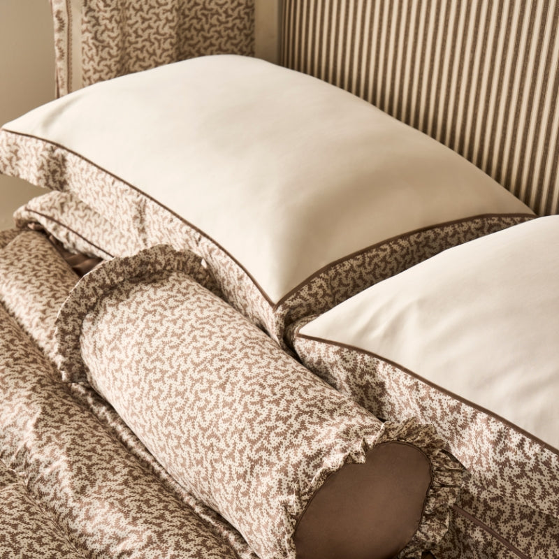 Fern Silk Bolster Cushion