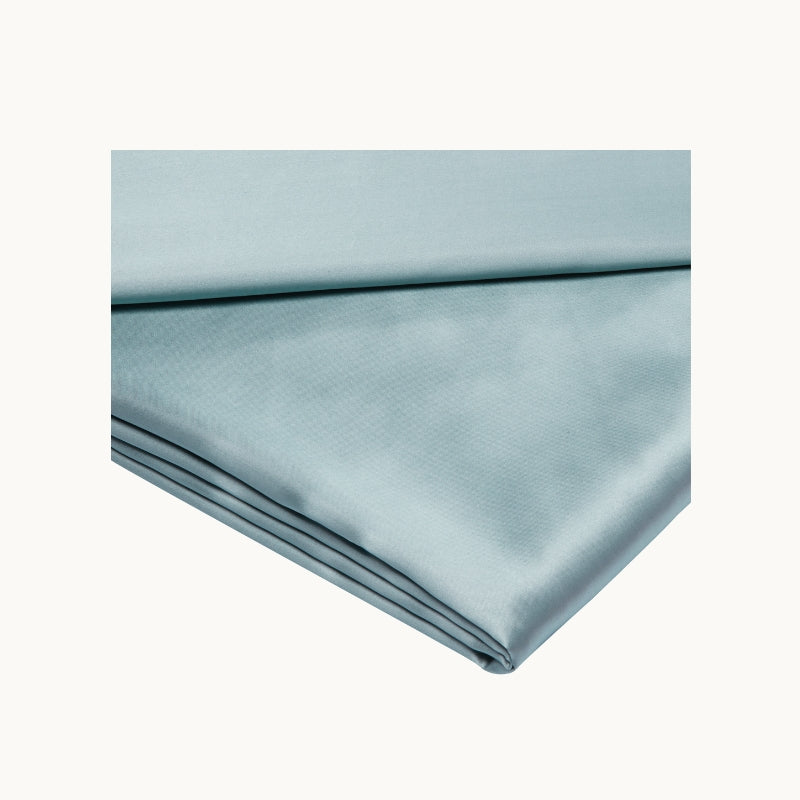 Teal Silk Flat Sheet - Clearance