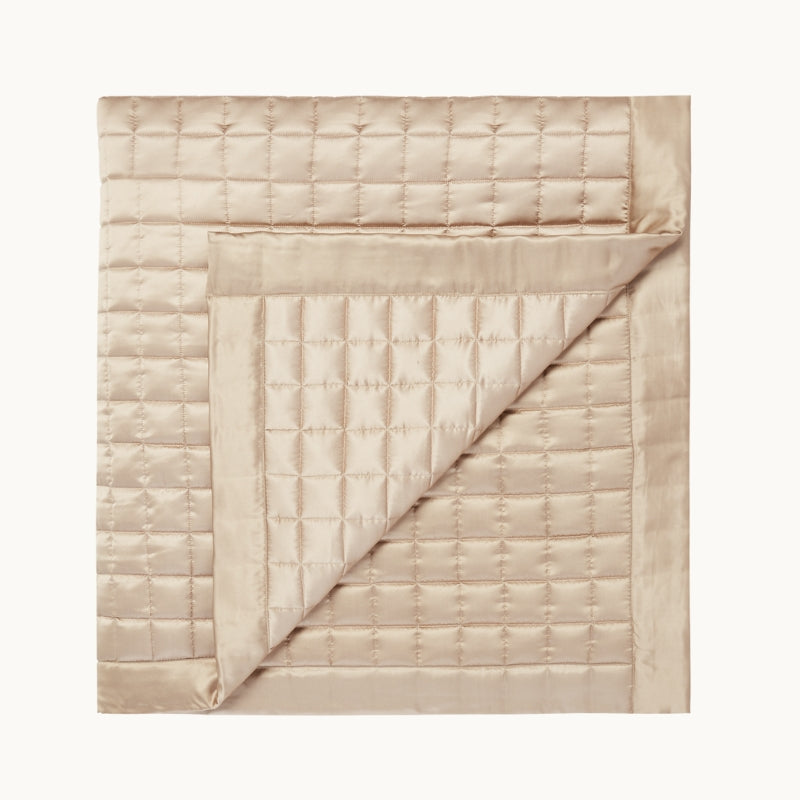 Parker Silk Bedspread Sand