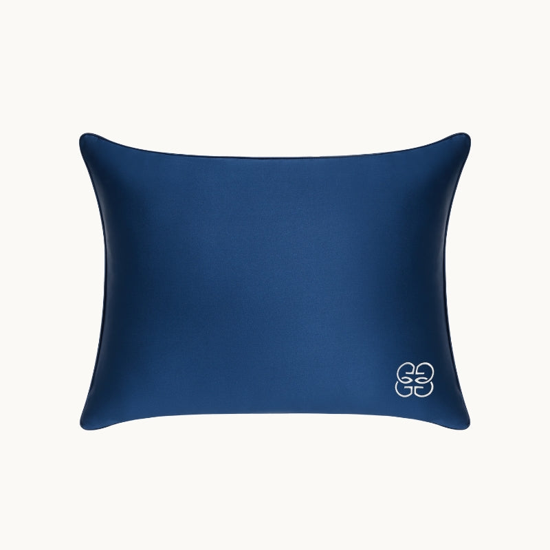 Silk Travel Pillow Navy