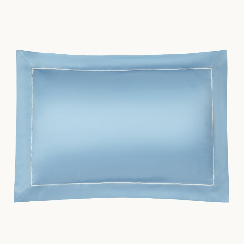 Summerhill Blue Silk Pillowcase