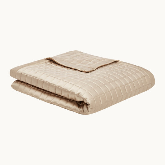 Parker Silk Bedspread Sand