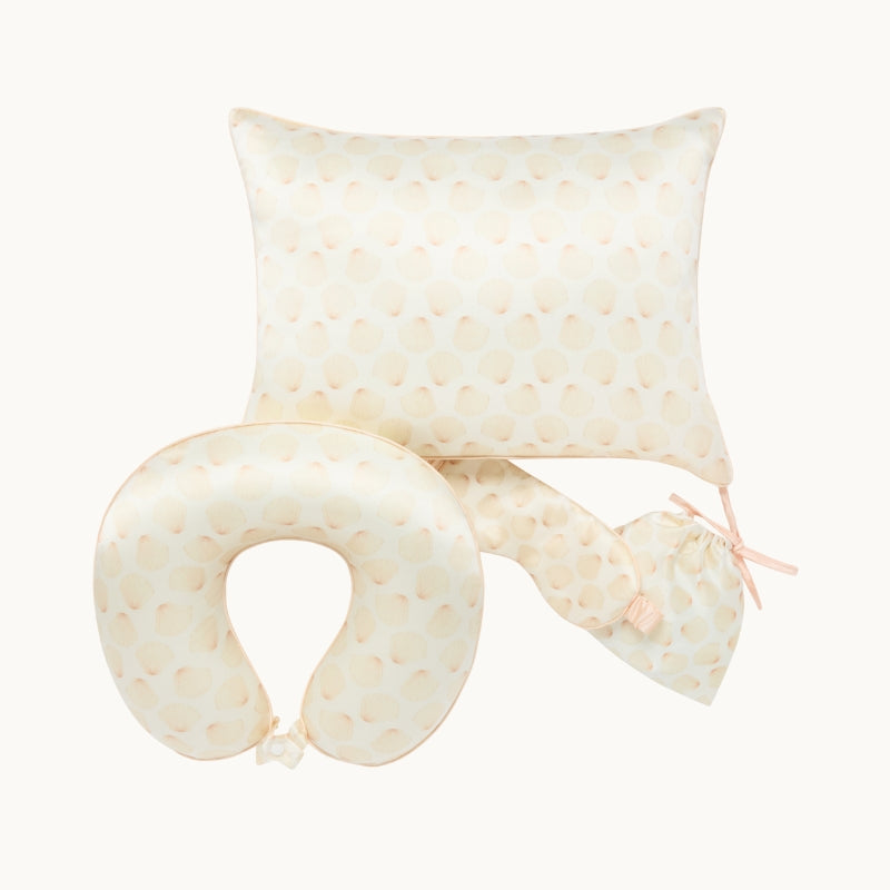 Silk Neck Pillow Seashells