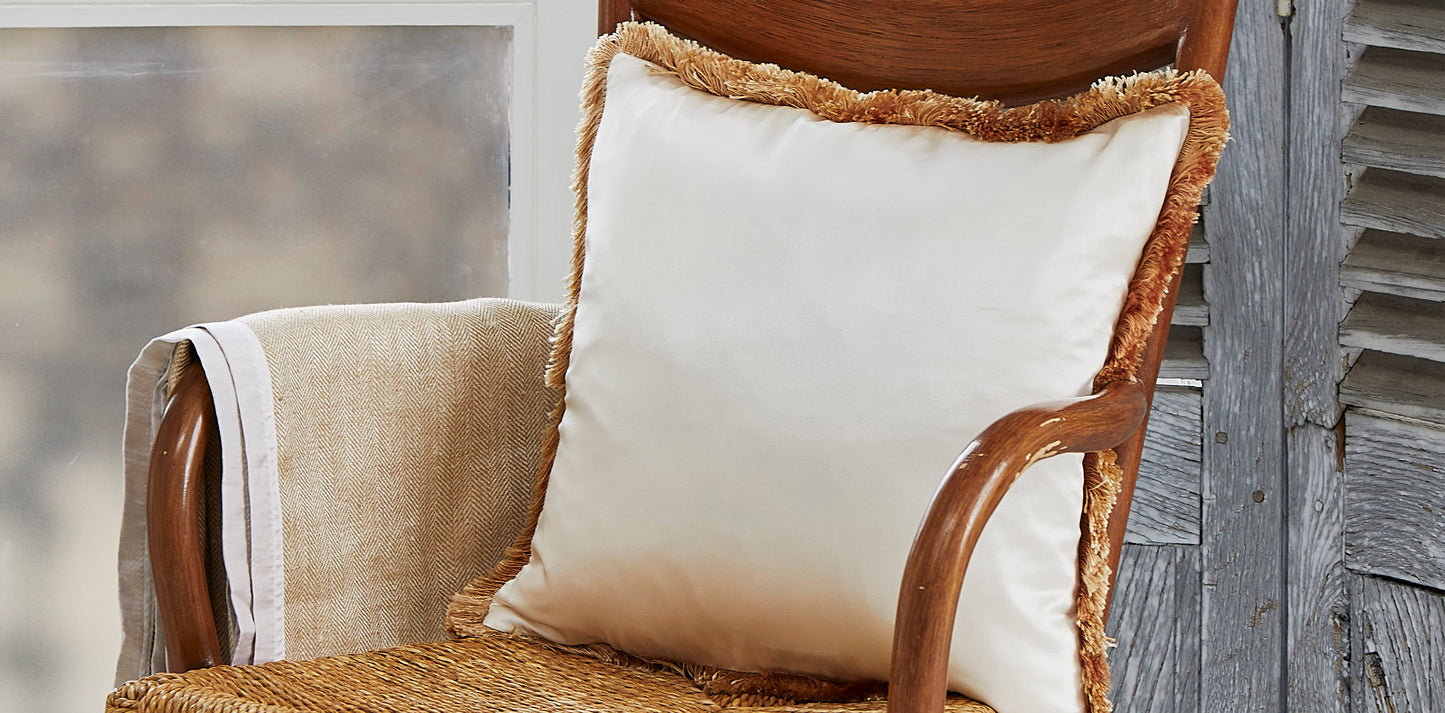 Silk Herringbone Throw