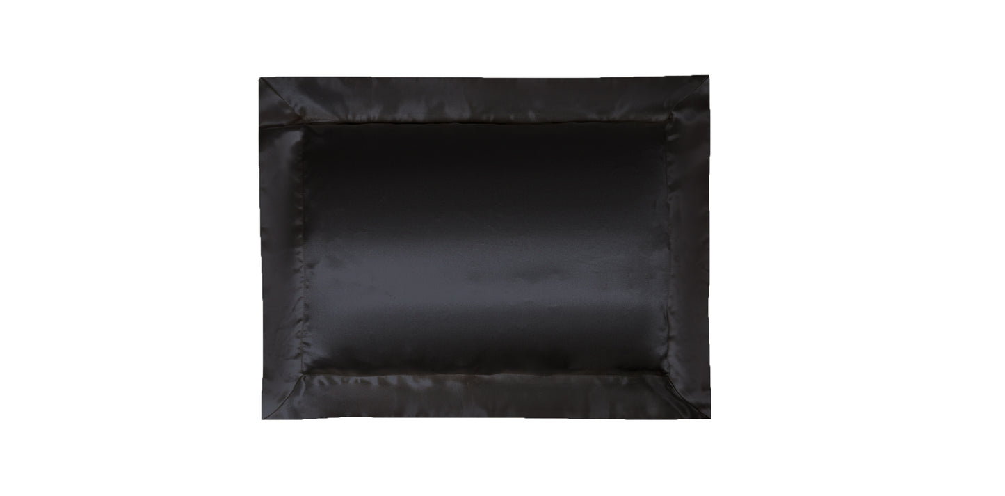 Black Silk Pillowcase