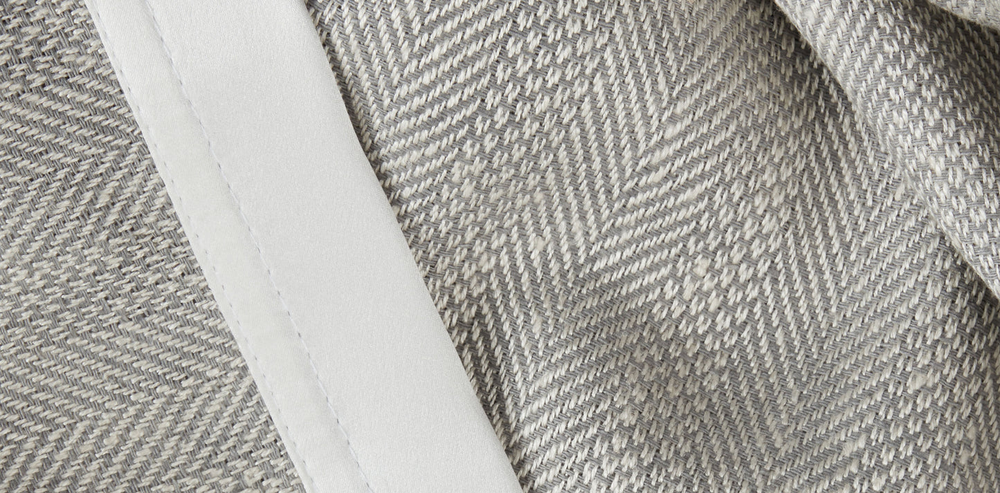 Herringbone Silk Throw Blanket