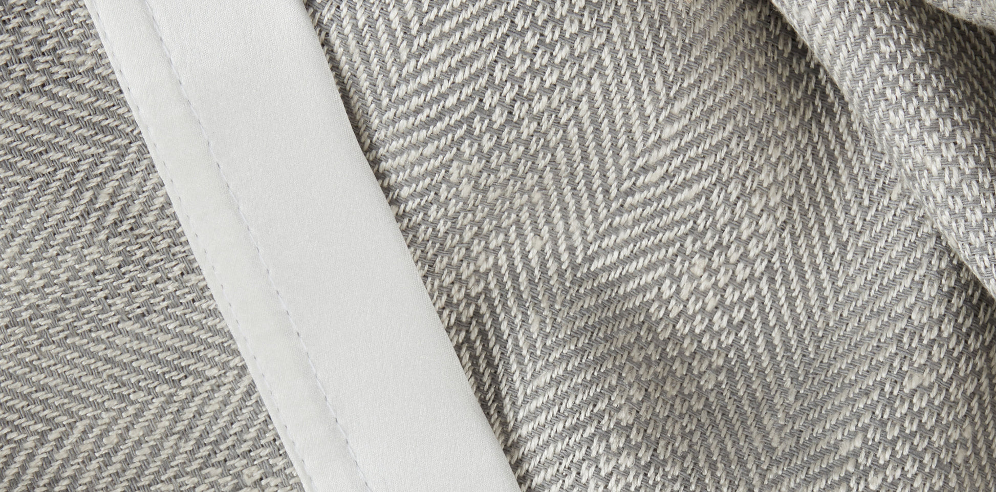 Herringbone Silk Throw Blanket
