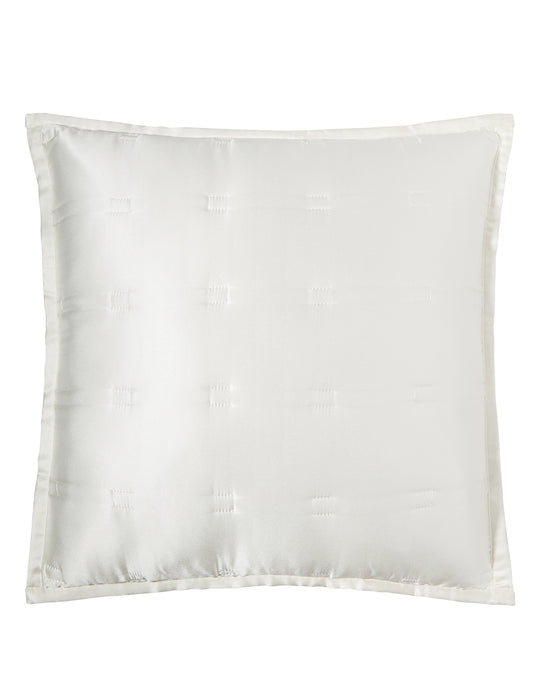 Ivory Windsor Silk Cushion Cover