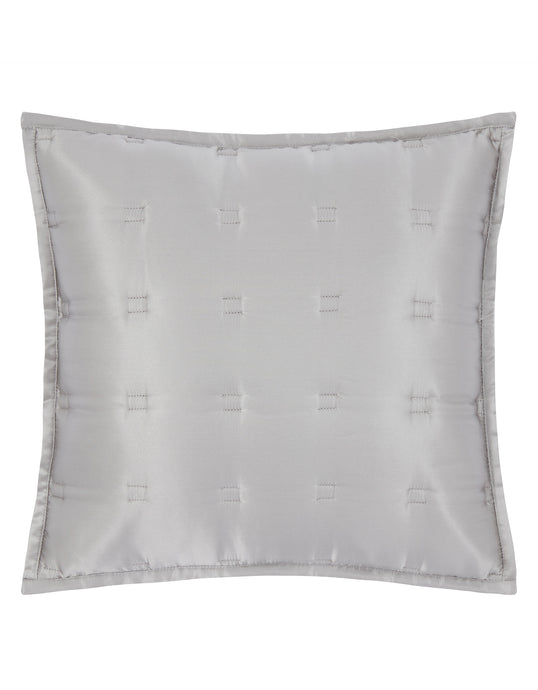 Windsor Silk Cushion Cover in Silver Grey