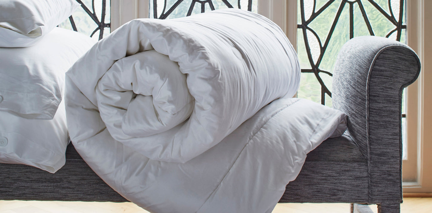 Silk filled duvet - all seasons weight