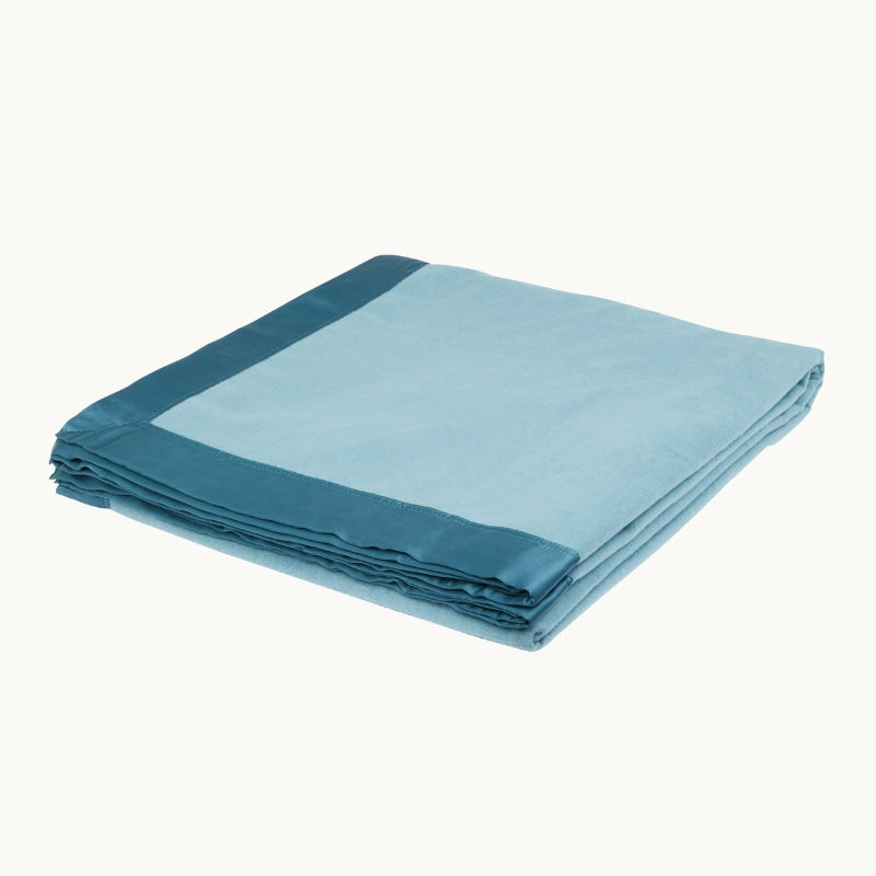 Silk Blanket Petrol Blue