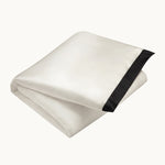 Black & Ivory Silk Duvet Cover