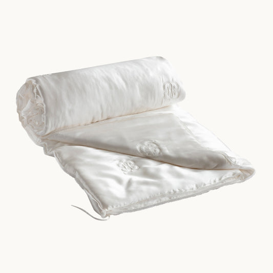 Silk Filled Silk Covered Duvet Summer Season Weight