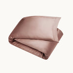 Vintage Pink Silk Duvet Cover