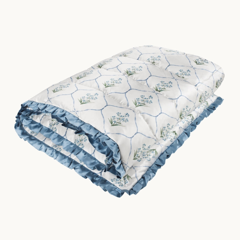 Forget Me Not Silk Eiderdown