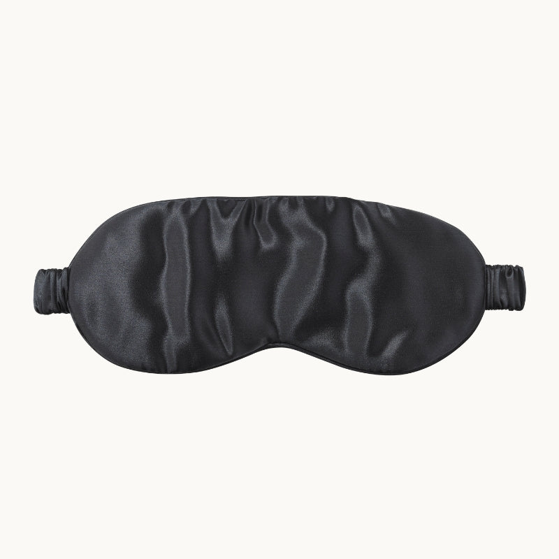 Silk Eye Mask Black