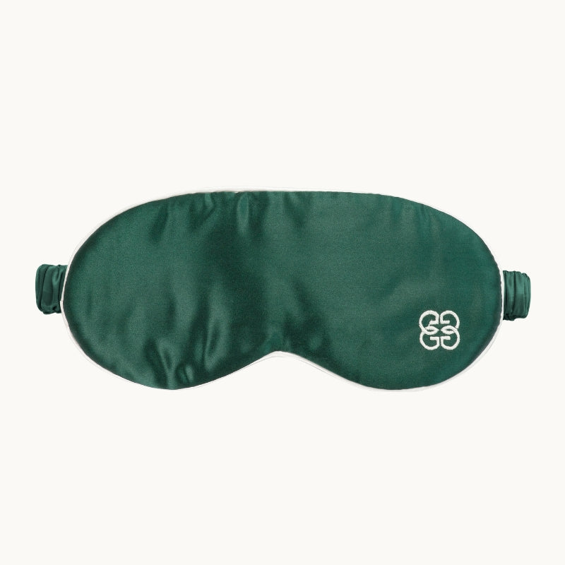 Silk Eye Mask Green