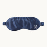 Silk Eye Mask Navy