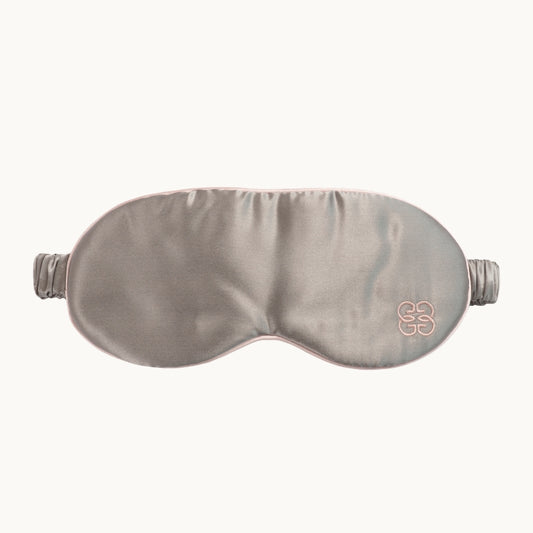 Silk Eye Mask Grey