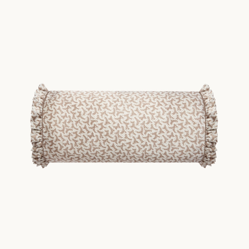 Fern Silk Bolster Cushion