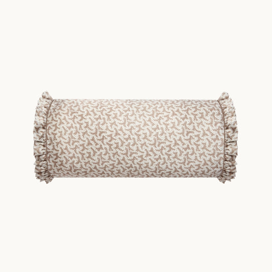 Fern Silk Bolster Cushion