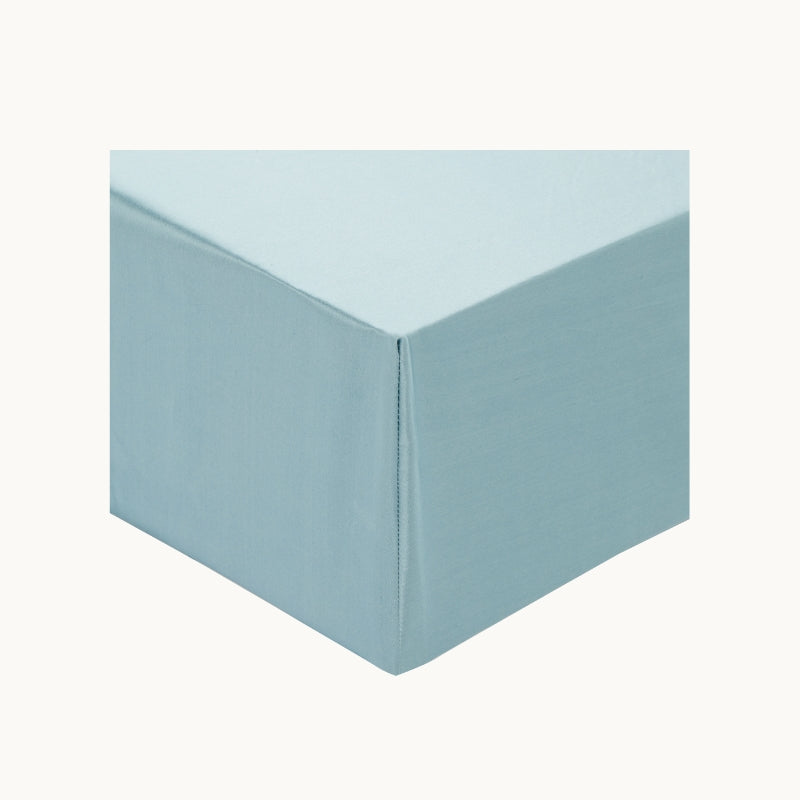 Teal Silk Fitted Sheet