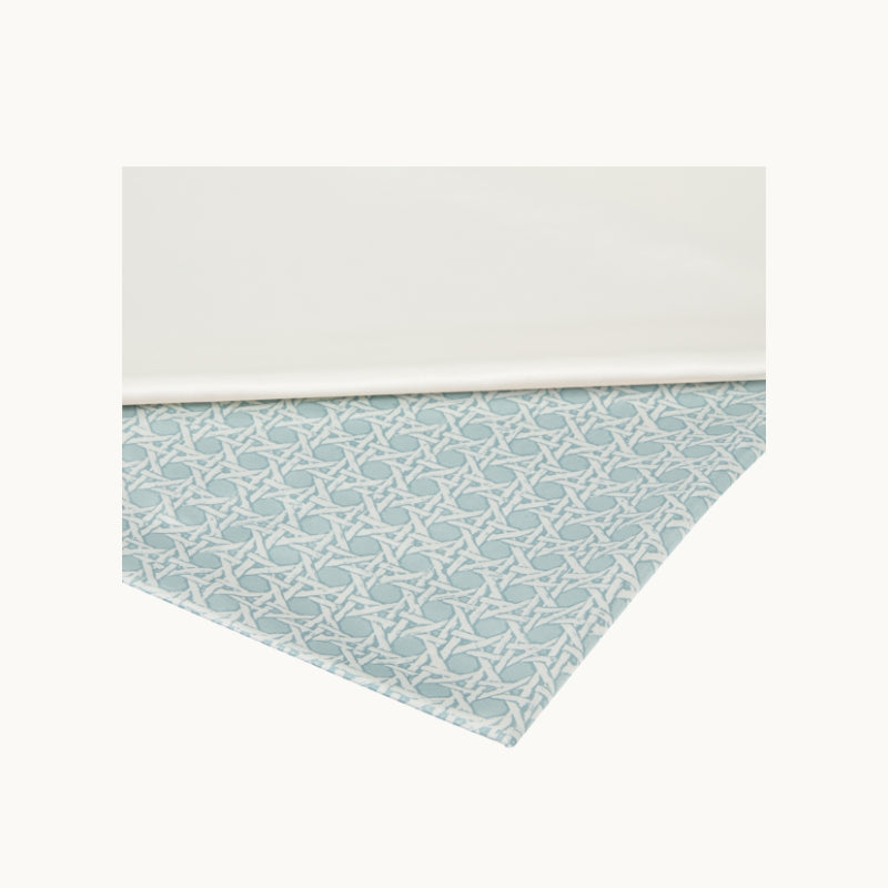 Rattan Blue Silk Flat Sheet