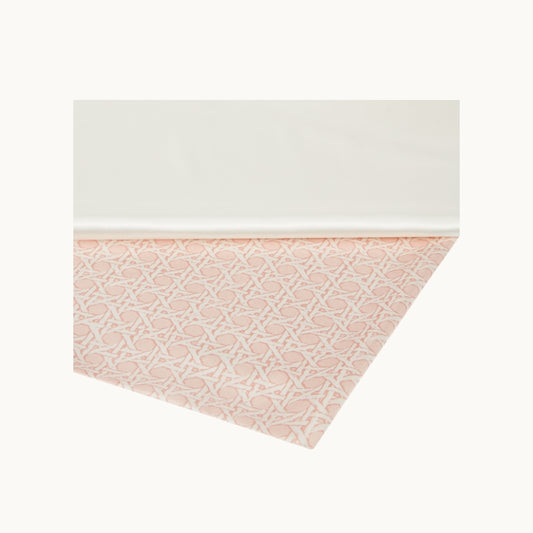 Rattan Pink Silk Flat Sheet