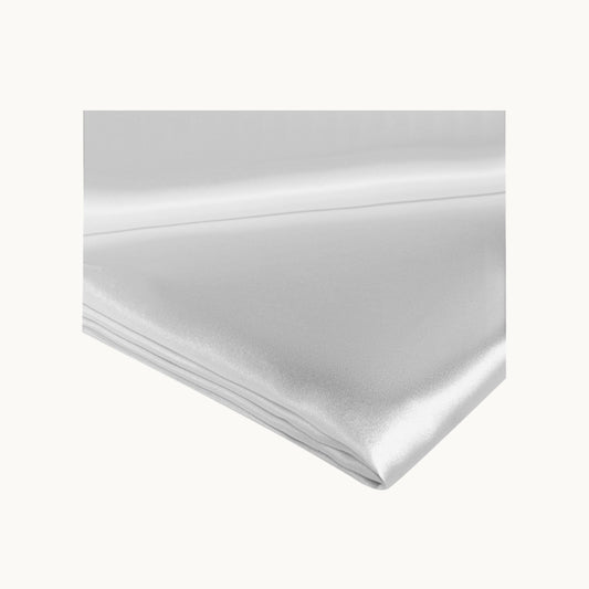 White Silk Flat Sheet