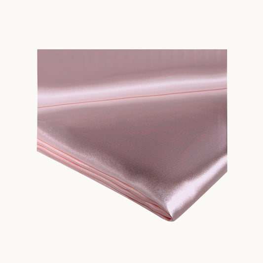 Vintage Pink Silk Flat Sheet