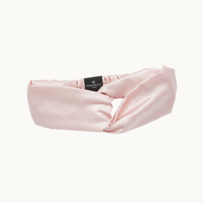 Silk Headband - Pink - Clearnace