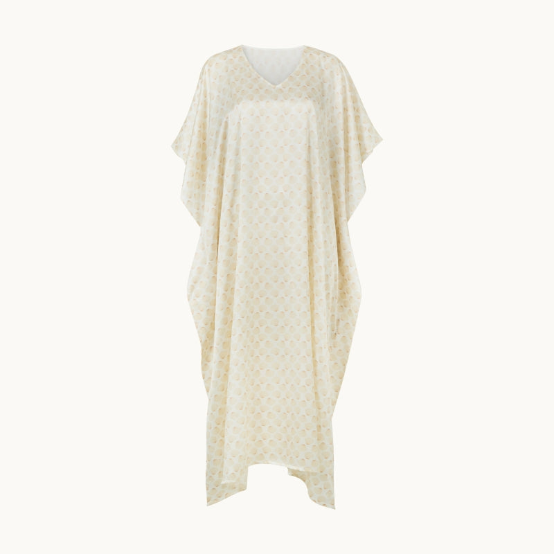 Seashell Silk Kaftan