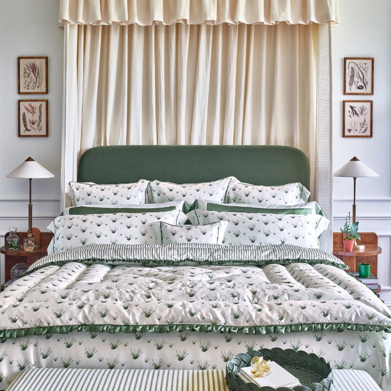 Lily Of The Valley Silk Duvet Cover