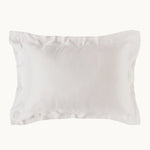 Eva White Silk Pillowcase