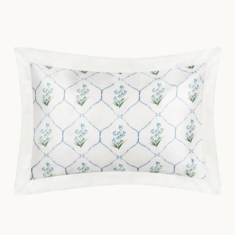 Forget Me Not Silk Pillowcase