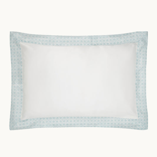 Rattan Blue Silk Oxford Pillowcase