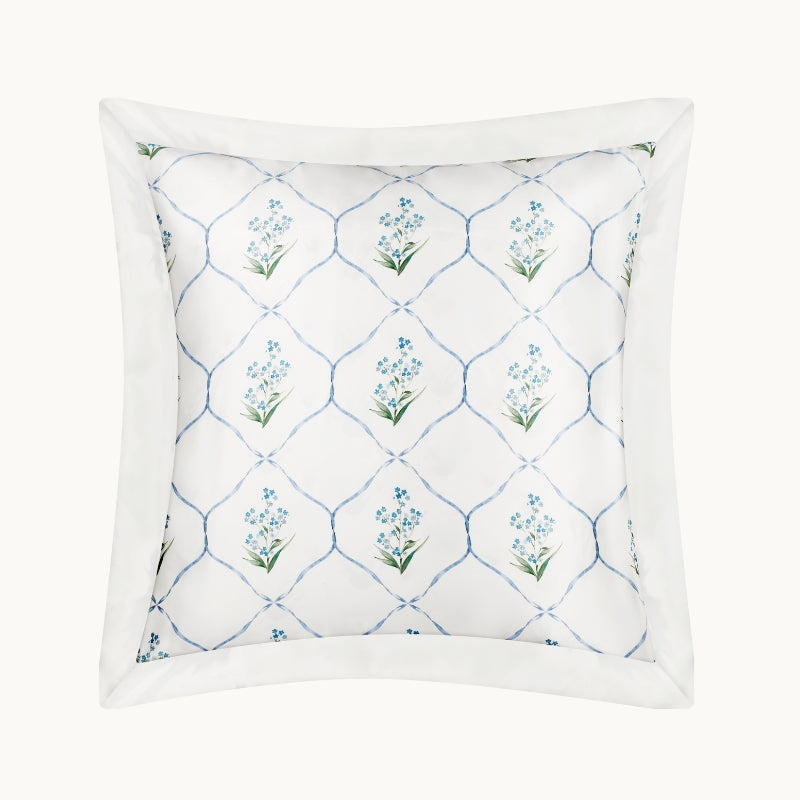 Forget Me Not Silk Pillowcase