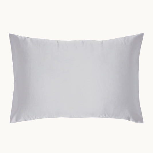 Gingerlily Man Mulberry Silk Pillowcase Silver Grey