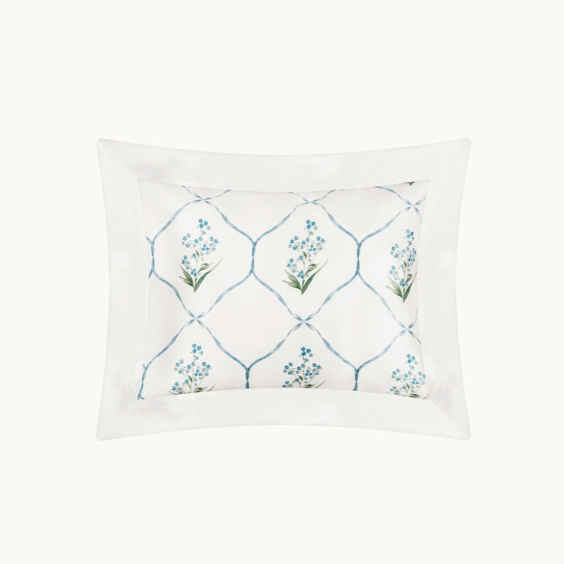 Forget Me Not Silk Pillowcase