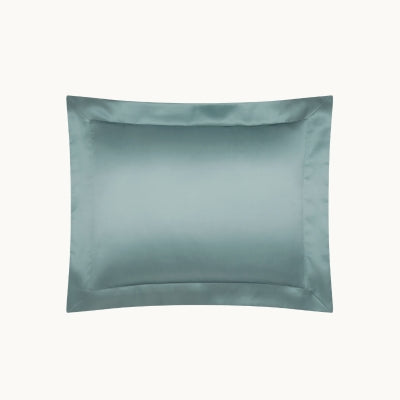 Mineral Blue Silk Pillowcase