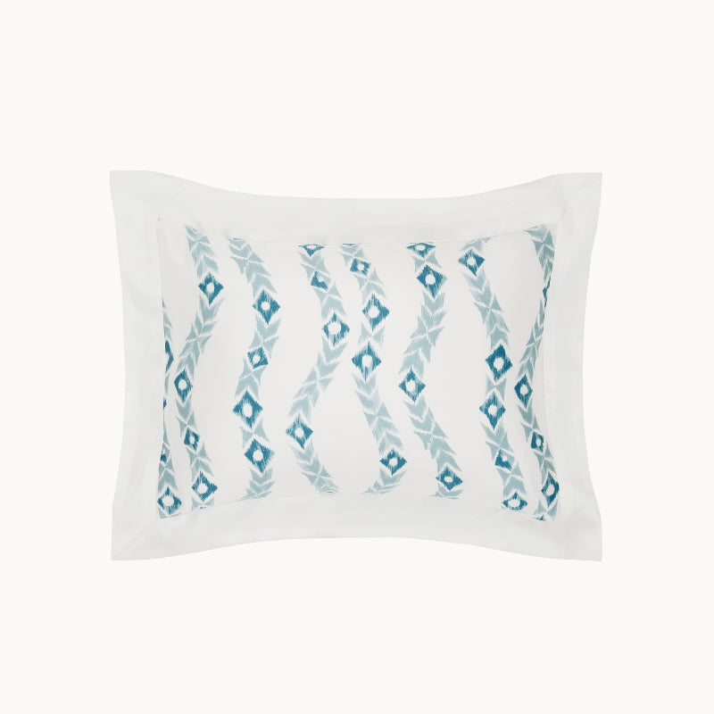 Tangleweed Blue Silk Pillowcase