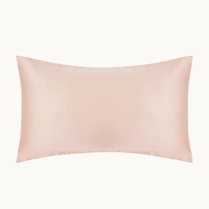 Rose Pink Silk Pillowcase