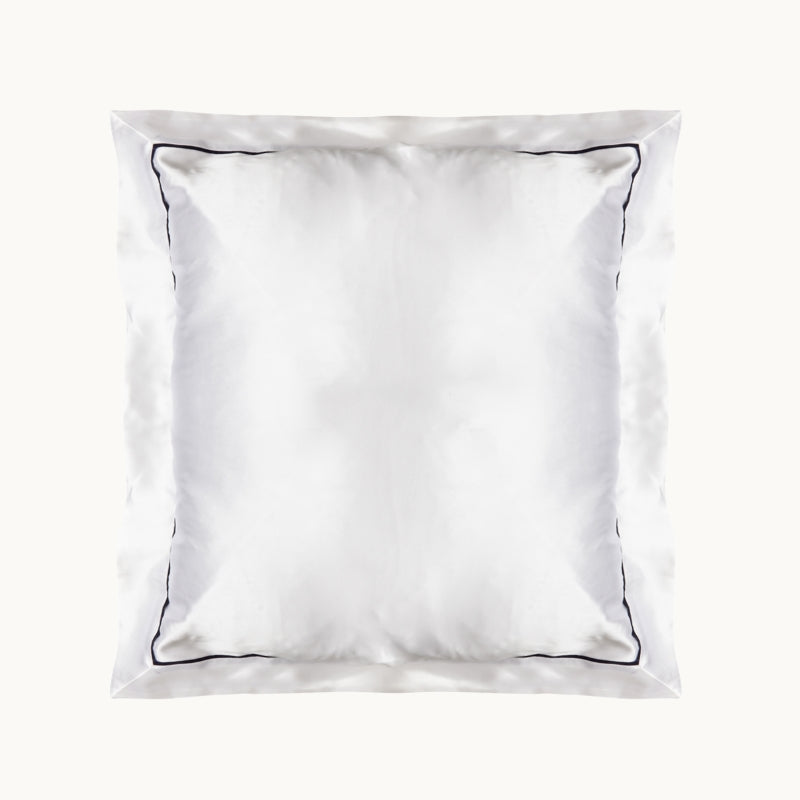 St Tropez White Silk Pillowcase - Clearance