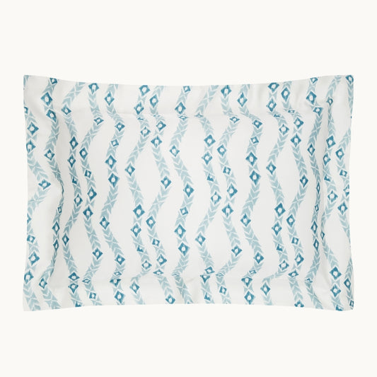 Tangleweed Blue Silk Pillowcase