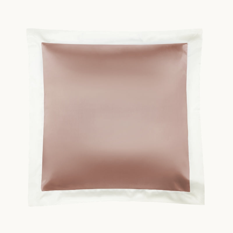 Vintage Pink & Ivory Silk Pillowcase
