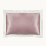 Vintage Pink & Ivory Silk Pillowcase