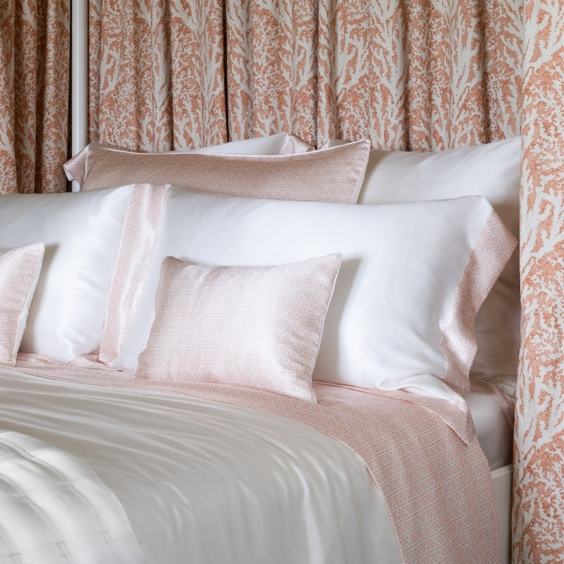 Rattan Pink Silk Oxford Pillowcase