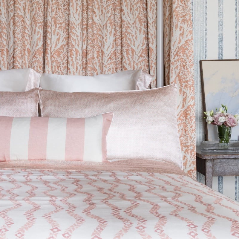 Rattan Pink Silk Oxford Pillowcase