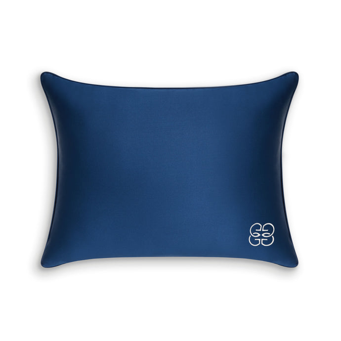 Silk Travel Pillow in Navy Color